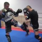 Közös edzés, valamint full-contact és k-1 sparring az Unicentral bulls edzőtermében